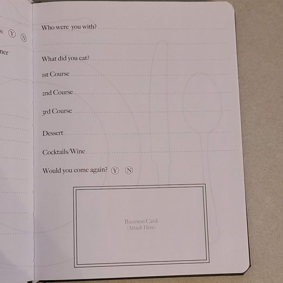 NWT Dining Out Journal - Picture 7 of 8